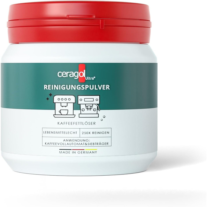 Порошок для чищення кавомашин 500 г ceragol ultra