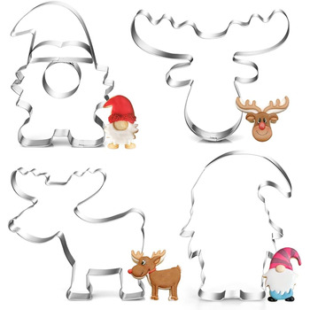 Різдвяні формочки для печива з 4 частин Epokus