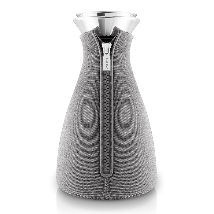 Кавовий глечик в неопреновому чохлі 1 л темно-сірий Cafe Solo Eva Solo