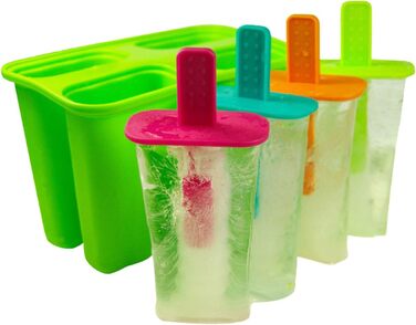 Силіконові форми для морозива, зеленого кольору DEHUB