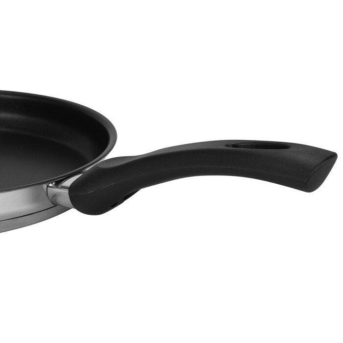 Сковорода для блинов Fissman 22 см TRICIA с антипригарным покрытием нержавеющая сталь (5535)