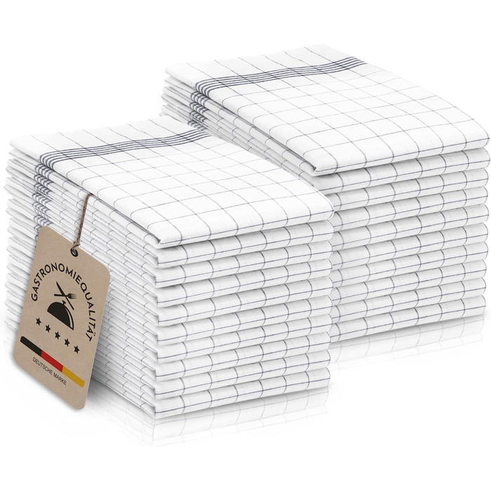 Набір кухонних рушників з 20 предметів 50 x 70 см, сірий ZOLLNER