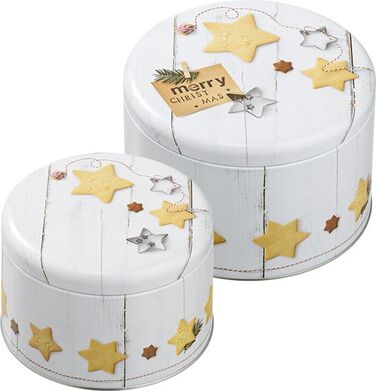 Набір кондитерських коробок великий, 2 предмета, Merry Christmas RBV Birkmann