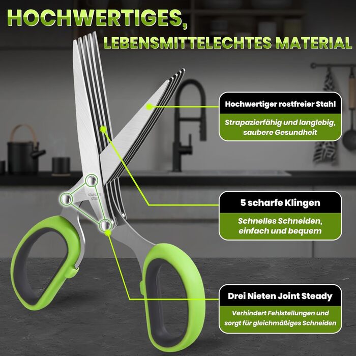 Ножиці з 5 лезами Lesolph