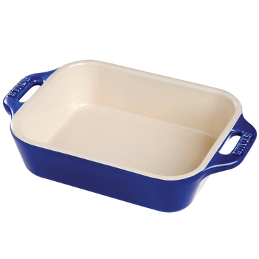 Форма для запекания прямоугольная 14 х 10 см Dark Blue Staub