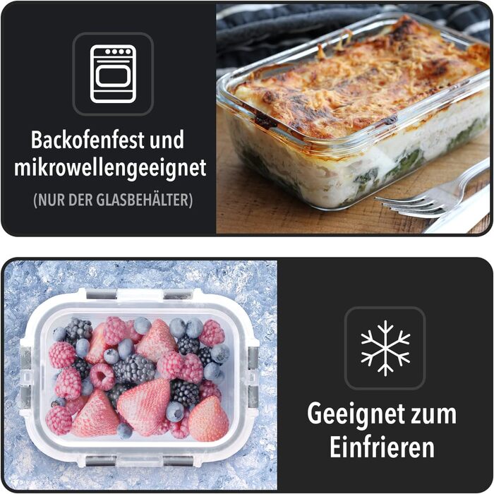 Набор из 10 пищевых контейнеров с крышками GOOD FOR YOU