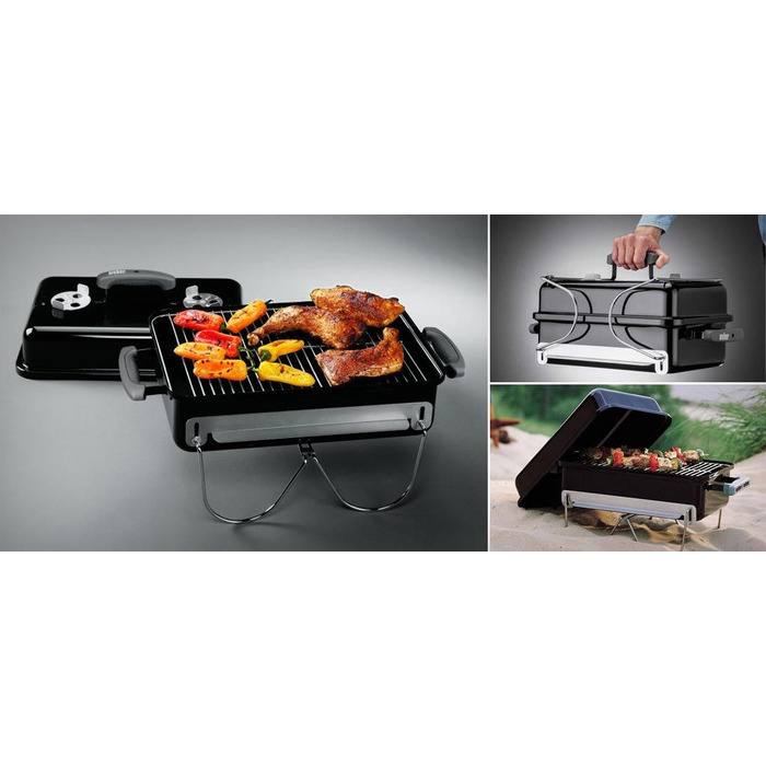 Угольный гриль Go-Anywhere черный Weber 1131004 Код: 003473