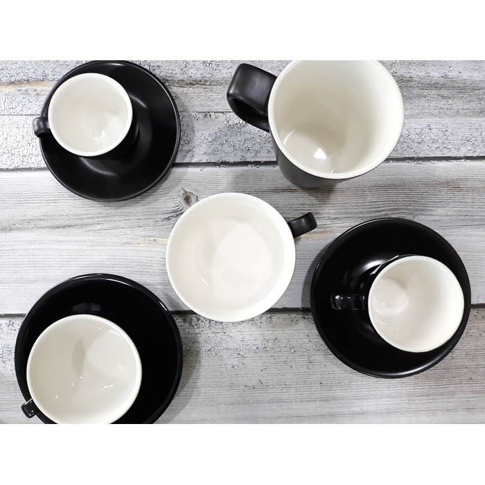 Чашка 340 мл, черная, Color Tea, GenWare