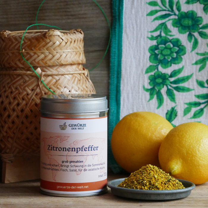 Лимонный перец, 120 грамм в банке Gewuerze der Welt