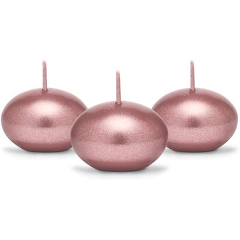 Плаваючі свічки 50 шт. 40 мм. рожеве золото Deko Haus