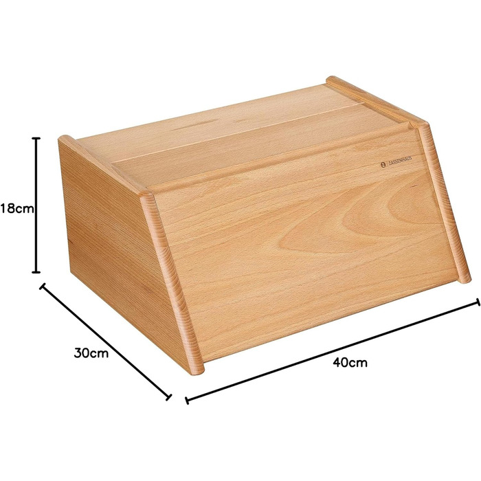 Хлебница Montana, Корзина для хлеба с откидной крышкой, Бук 40 x 30 x 18 см, 065046 Коричневый