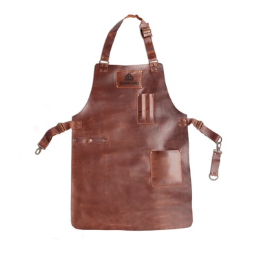 Фартух для барбекю шкіряний, коричневий Burnhard