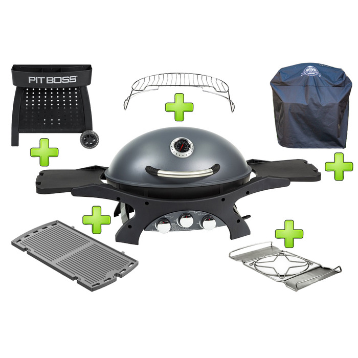 Портативний газовий гриль Sportsman 3 Pit Boss Код: 011108