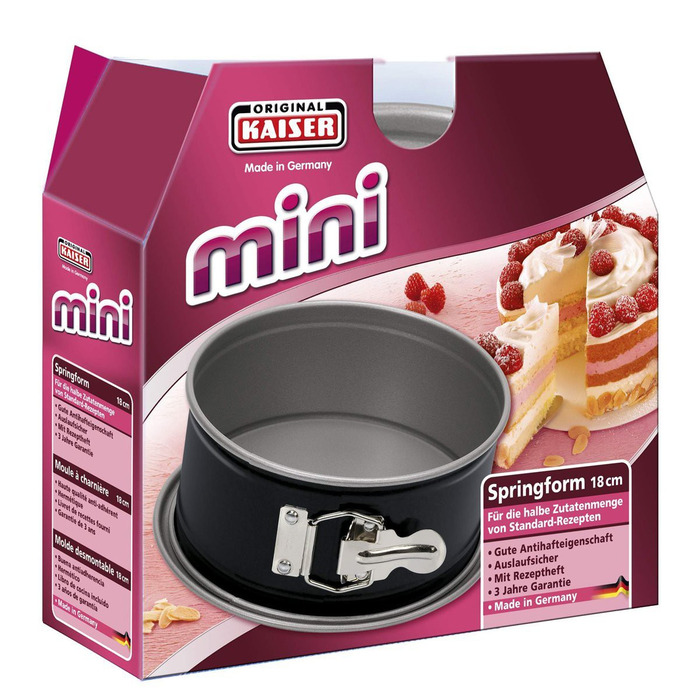 Форма для випічки розємна кругла Ø 18 см Mini Kaiser