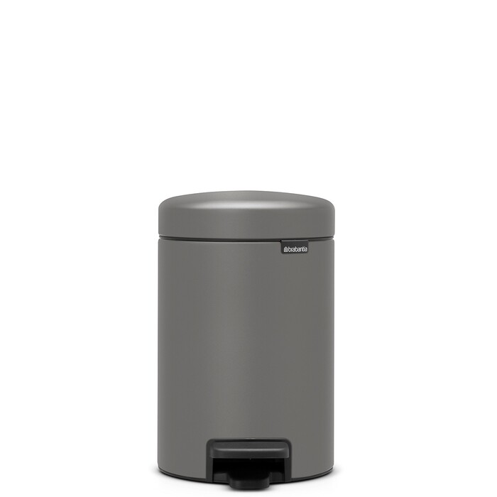 Сміттєвий бак з педаллю 3 л мінерально-сірий NewIcon Brabantia
