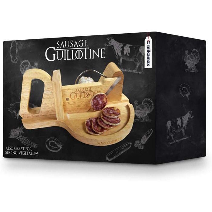 Слайсер для ковбас дерев'яний Sausage Guillotine Mikamax