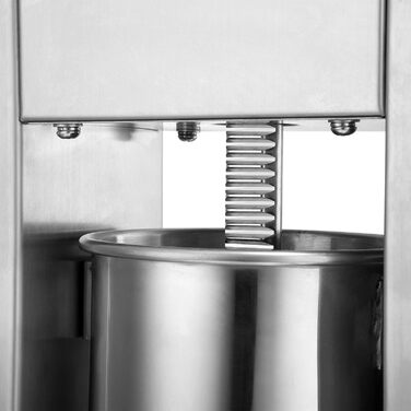 Машина для наповнення ковбас професійна 120 Вт, 5 л срібляста Zelsius