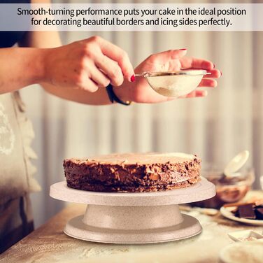 Подставка и скребки для торта 28 см SZJYG