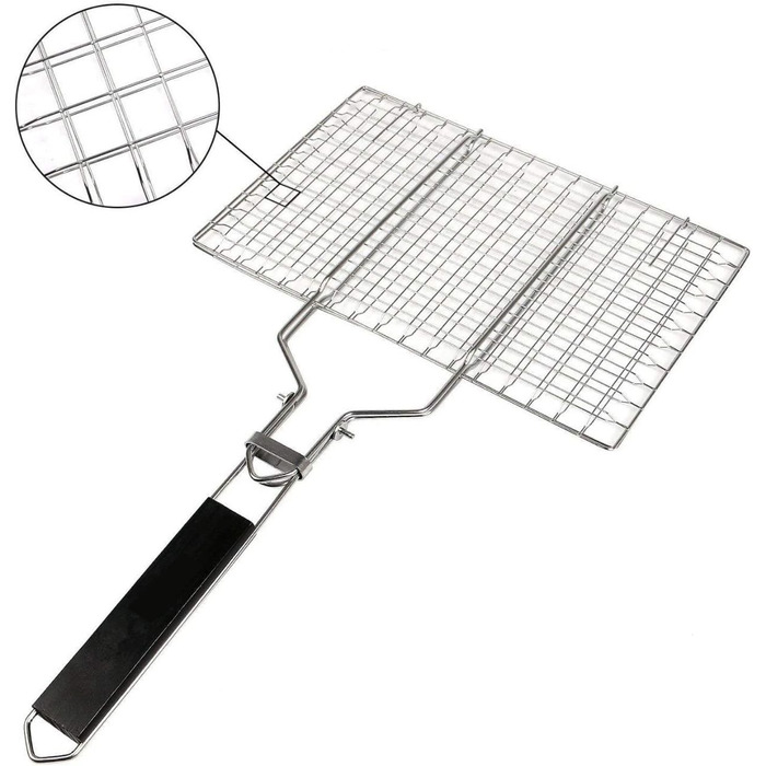 Решітка-гриль із складаной ручкою 32х22 см Код: 012287 GRILLI