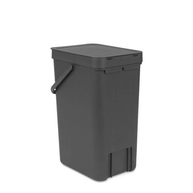 Відро для сміття 16 л сіре Sort Go Brabantia