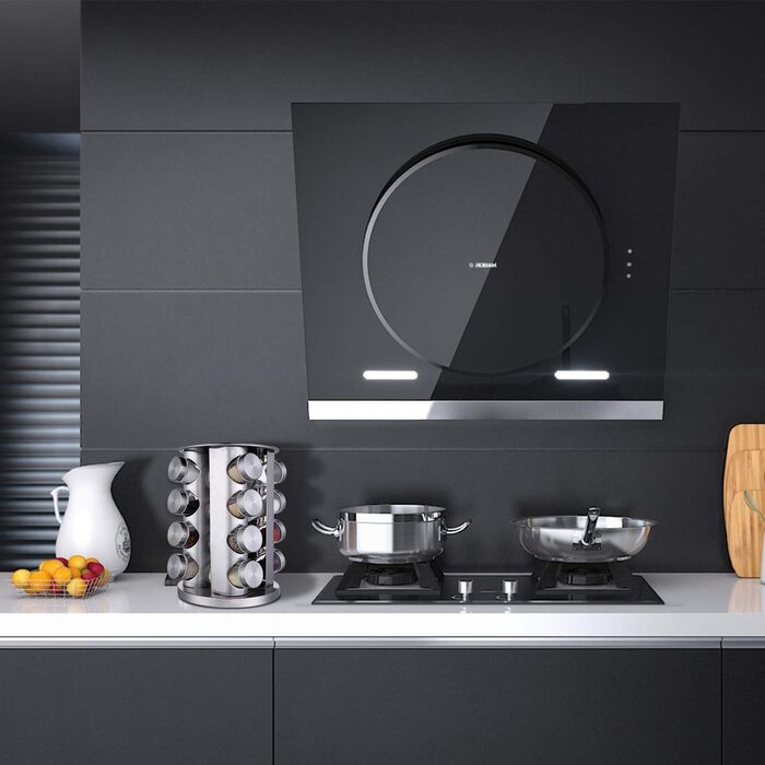 Стойка для специй с 16 круглыми банками для специй Miorkly