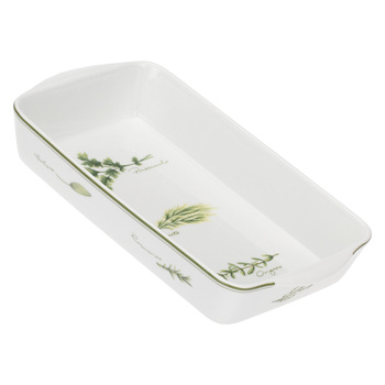 Форма для запекания прямоугольная La Porcellana Bianca COLTIVIA, фарфор, 32 х 18 х 5,5 см