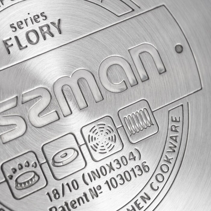 Набір посуду зі скляними кришками 6 предметів FLORY Fissman