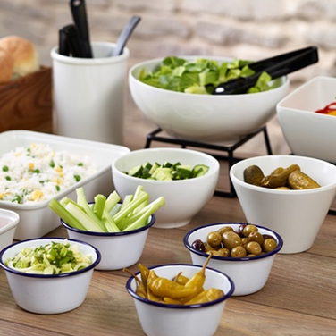 Мисочка 500 мл эмалированная глубокая, GenWare