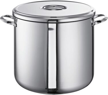 Каструля для супу, нержавіюча сталь, срібло, 24 см / 9 л (28 см)