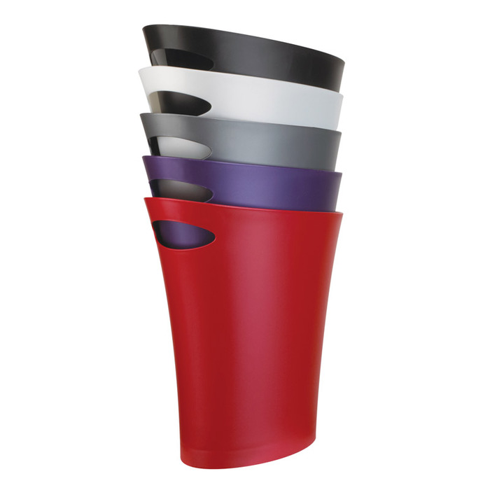 Кошик для сміття 33,7x33x17,1 см біла Skinny Umbra