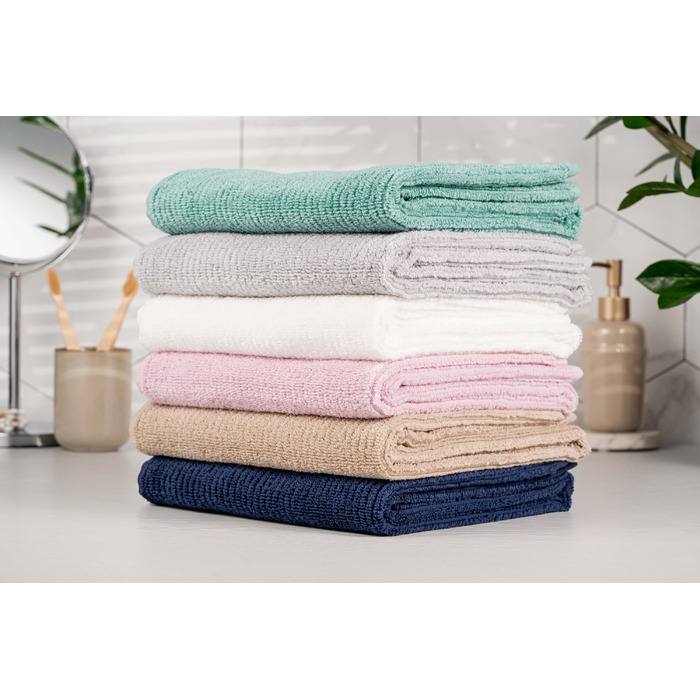 ARDESTO Рушник махровий Air, аква, 50х90см, 100% бавовна