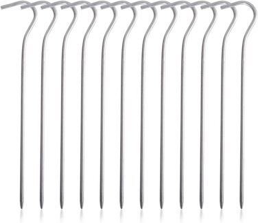 Титановый сплав Колышки Легкие столбы для палаток Кемпинг Палатка Колышки Портативный локоть Травяная палатка Гвоздь Палатка Оборудование для Открытого Сада Кемпинг Путешествия 15 шт./лот Ti4003P (12 шт. /лот-Ti4003P)