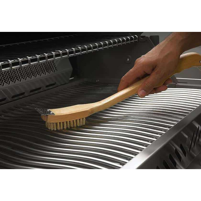 Щетка для чугуна с латунным ворсом и скребком Napoleon 62028 Код: 003743