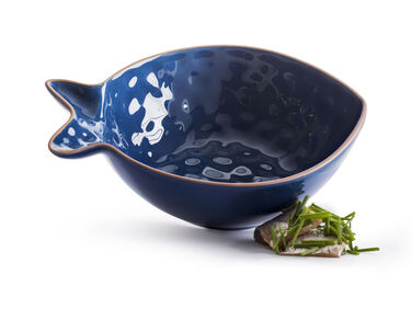 Піала для морепродуктів маленька 18х15х6 см синя Sagaform