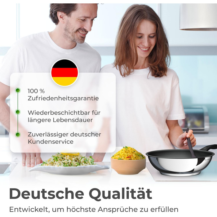 Професійна сковорода вок 28 см Klamer