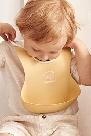 Слюнявчики для детей 2 предмета, бледно-желтый BabyBjörn