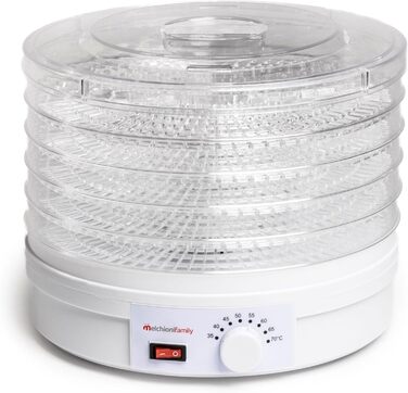 Дегідратор на 5 полиць 250 Вт, білий Melchioni