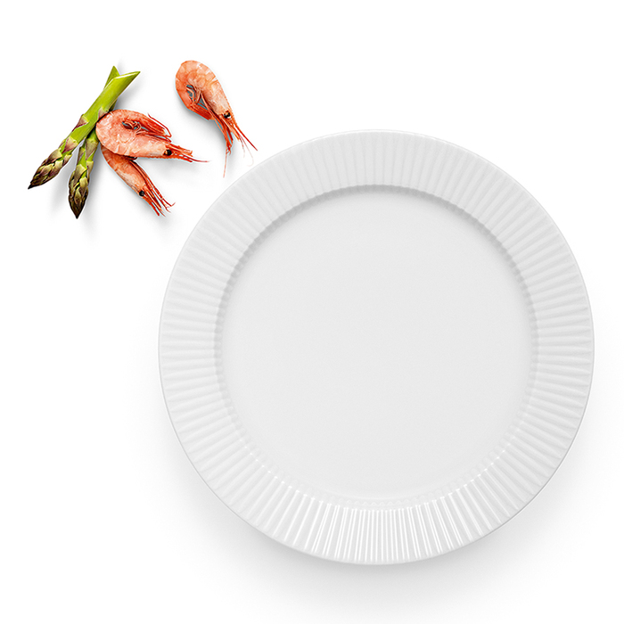 Тарілка Ø 28 см біла Legio Nova Eva Solo