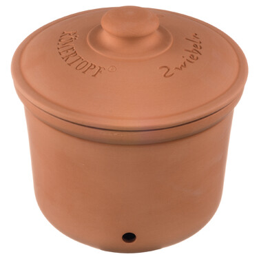 Горщик для зберігання цибулі, 20 см, коричневий, Römertopf