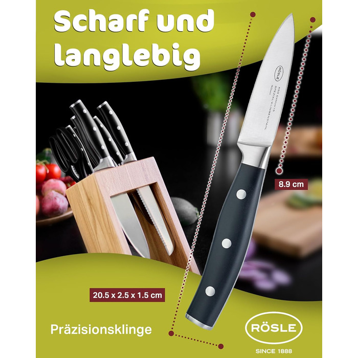 Ніж для овочів 9 см Tradition Rosle