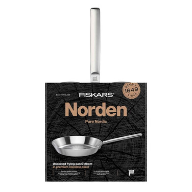 Сковорода Fiskars Norden 28 см без покриття (1067629)