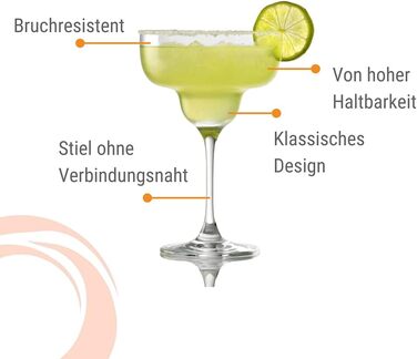 Коктейльні чаші Stlzle Lausitz Grandezza 240 мл / Набір з 6 келихів для мартіні/Келихи для аперитиву/Cosmopolitan Келихи Посудомийна машина безпечна та ударостійка (коктейльні чаші)