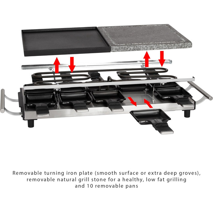 Раклетница на 10 персон PC-RG 1144 ProfiCook