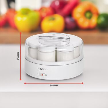 Йогуртниця на 7 порційних баночок по 160 мл Clatronic