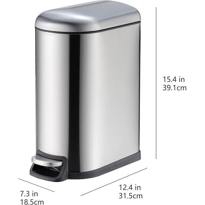 Сміттєвий бак 10 л Amazon Basics