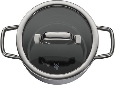 Набор кастрюль со стеклянными крышками, 6 предметов серые Fusiontec Mineral WMF