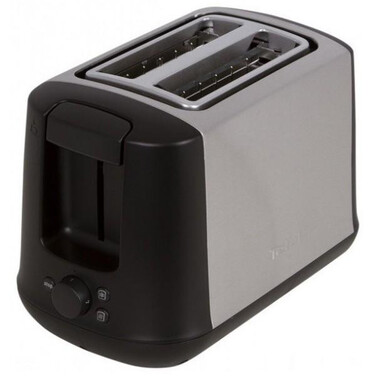 Tefal Тостер Confidence, 850Вт, пластик+метал, черный+нерж