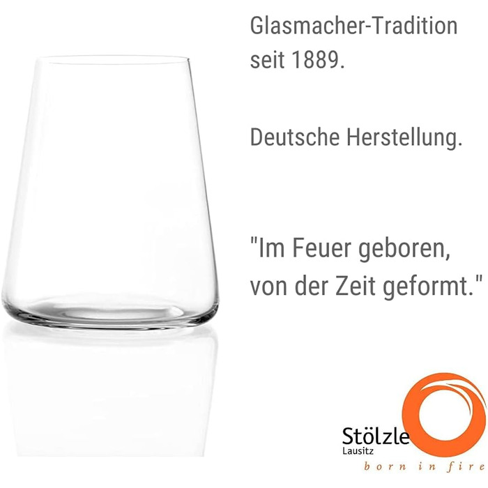 Келихи для червоного вина Stlzle Lausitz Power/Набір келихів для червоного вина з 6/Високоякісні келихи для червоного вина 520 мл/Келихи для вина Червоне вино/Келихи для червоного вина Stlzle (Стакан для червоного вина - 515 мл)