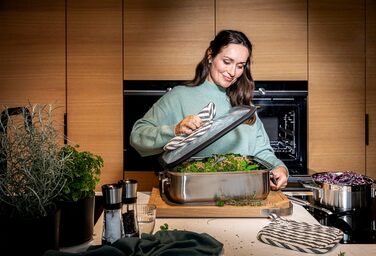 Жаровня 28 см прямокутна 9 л Silence Pro Rosle