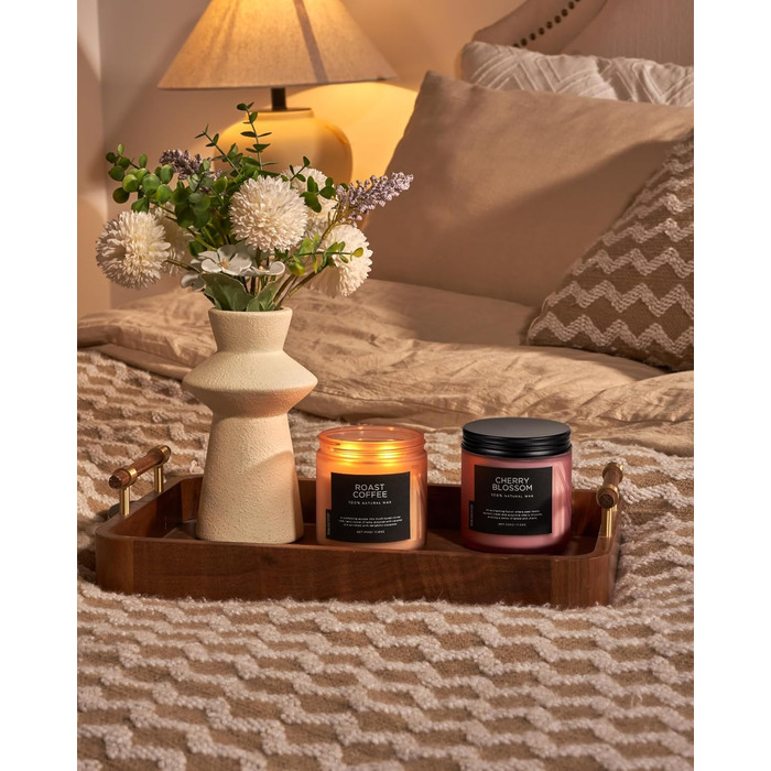 Ароматичні свічки у склянці 330 г, час горіння 70 годин M&SENSE